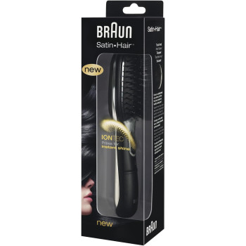 Braun Satin 7 Hair Styler Comb Brush, Black, BR710