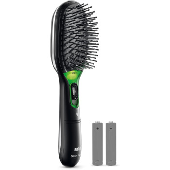 Braun Satin 7 Hair Styler Comb Brush, Black, BR710