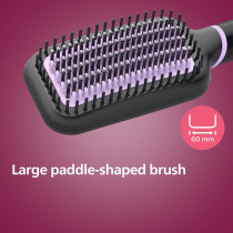 Philips Stylecare Essential Heated Straightening Brush Tourmaline Ceramic Coating 2 Temperature Settings Hair Straightener Thermoprotect Technology BHH880/03