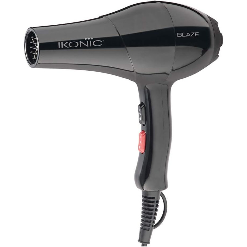 Ikonic Blaze Hair Dryer, Model IK-Blaze, Black