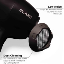 Ikonic Blaze Hair Dryer, Model IK-Blaze, Black