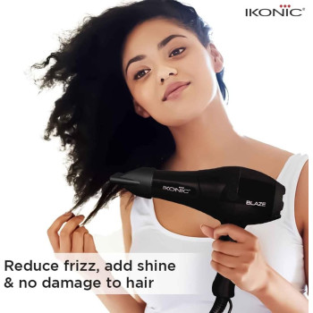 Ikonic Blaze Hair Dryer, Model IK-Blaze, Black