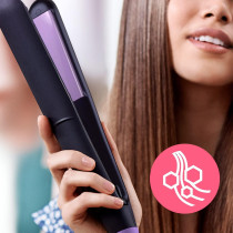 Philips Hair Care Bhs377/00 Ceramic Essential Care Hair Care Plate With Keratin, Temperature 180 Degree To 220 Degree