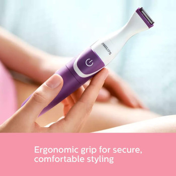 Philips Bikini Genie Cordless Women'S Trimmer For Bikini Line, With Shaving Head and Comb, BRT383/15
