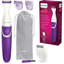 Philips Bikini Genie Cordless Trimmer For Bikini Line Hair Removal, With Shaving Head And Comb, BRT383/50