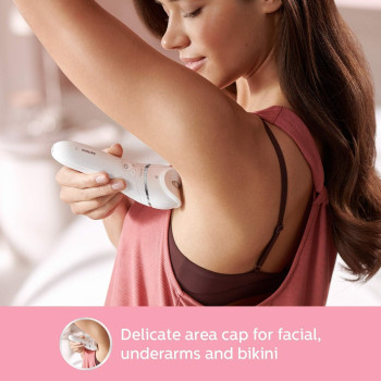 Philips Cordless Epilator– All-Rounder For Face And Body Hair Removal (White)