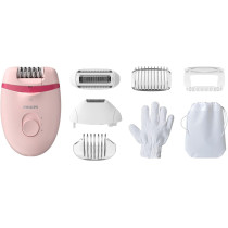 Philips Bre285/00 Compact Epilator With Opti-Light For Legs, Arms and Underarms - Corded
