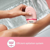 Philips Bre285/00 Compact Epilator With Opti-Light For Legs, Arms and Underarms - Corded