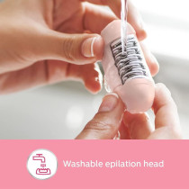 Philips Bre285/00 Compact Epilator With Opti-Light For Legs, Arms and Underarms - Corded
