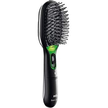 Braun Ace UAE Satin Iontec Hair Brush (7,20 W, Black/Green)