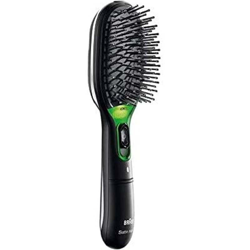 Braun Ace UAE Satin Iontec Hair Brush (7,20 W, Black/Green)