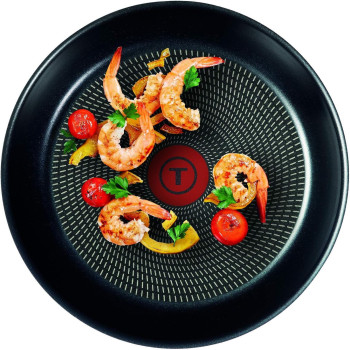 Tefal Tempo Flame 26 Cm Frypan, With Thermo Spot, Red, Aluminium, C3040583