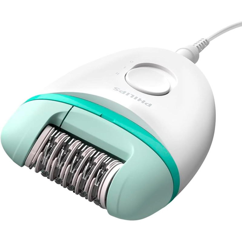 Philips Satinelle Essential Bre224/00 Epilator Green and White