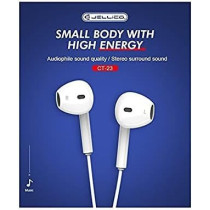 Jellico Ct-23 Earphone 3.5Mm In-Ear Wired Earphone With Stereo Surround, Remote Control And Microphone For Hands-Free Calls And Listening Music