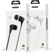 Jellico Ct-17 Bass 3.5Mm In-Ear Wired Earphone With Stereo Surround, Remote Control And Microphone For Hands-Free Calls And Listening Music