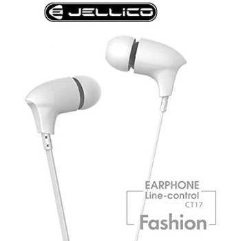Jellico Ct-17 Bass 3.5Mm In-Ear Wired Earphone With Stereo Surround, Remote Control And Microphone For Hands-Free Calls And Listening Music