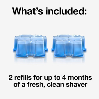 Braun Clean and Renew Refills 2 Cartridges, 5.7 Oz Each