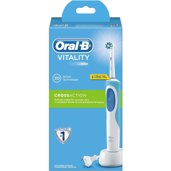 Oral-B Vitality Cross Action Electric Toothbrush, Blue