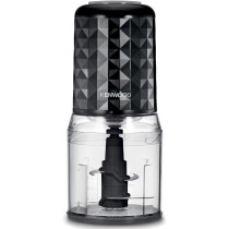 Kenwood Chopper 400W Electric Food Chopper With 500Ml Bowl, Dual Speed, Stainless Steel Quad Blade, Rubber Lid, Ice Crush Function Chp 40.000Bk, Black