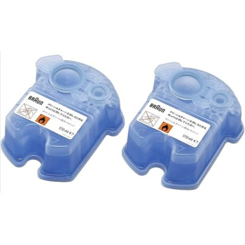 Braun Clean and Renew and Refresh Cartridge Ccr 2 For Braun Shavers Series 7 and 5 - Lemonfresh