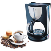 Black and Decker 4 Cup Coffee Maker, 220-240 Volts, Silver/Black Colour