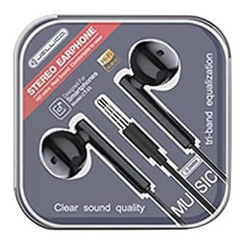 Jellico Ct-23 Earphone 3.5Mm In-Ear Wired Earphone With Stereo Surround, Remote Control And Microphone For Hands-Free Calls And Listening Music