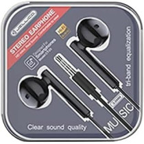 Jellico Ct-23 Earphone 3.5Mm In-Ear Wired Earphone With Stereo Surround, Remote Control And Microphone For Hands-Free Calls And Listening Music