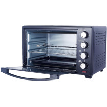 Clikon 30 Litre Electric Toaster Oven With Convection Technology, Dual Layer Heating, 1600 Watts, Black Colour, CK4312-M