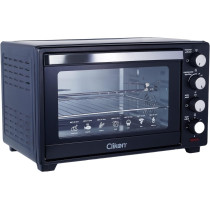 Clikon 30 Litre Electric Toaster Oven With Convection Technology, Dual Layer Heating, 1600 Watts, Black Colour, CK4312-M
