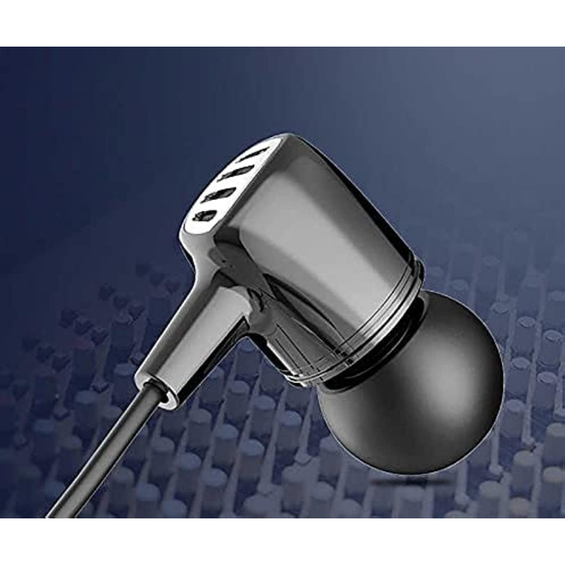 Jellico CT 27 Sport Earphone Wholesale Wired Super Bass 3.5Mm Black Headset Earbud With Microphone Hands Free For Xiaomi Phone Earphones and Headphones