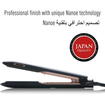 Panasonic EH-HS99 Nanoe Hair Straightener For Improved Shine and Minimized Damage, One Size