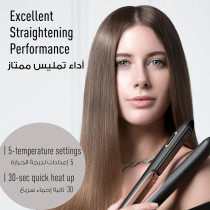 Panasonic EH-HS99 Nanoe Hair Straightener For Improved Shine and Minimized Damage, One Size