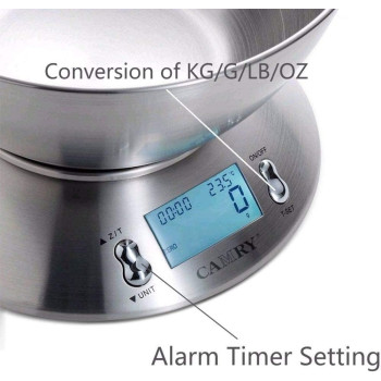 Camry, EK4150 Digital Kitchen Scale Stainless Steel 5 Kg