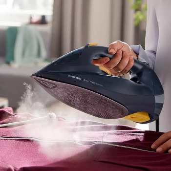 Philips 7000 Series Hv Steam Iron Blue/Yellow DST7060/26