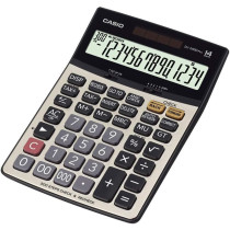 Casio Dj-240Dplus Desktop Calculator - Black/Gold