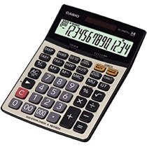 Casio Dj-240D Plus Calculator, LCD, Silver/Black Colour
