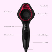 Panasonic Hair Dryer, Red Colour, EHNA65