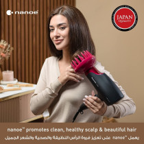 Panasonic EH-NA65 Nanoe Hair Dryer With 3 Attachments For Scalp Care and Healthy Shiny Hair