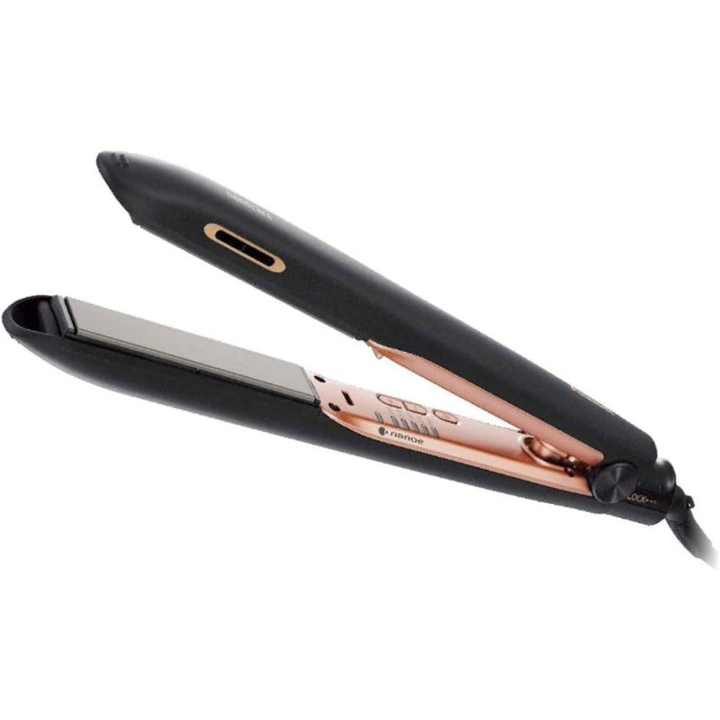 Panasonic EH-HS99 Nanoe Hair Straightener, Black and Gold