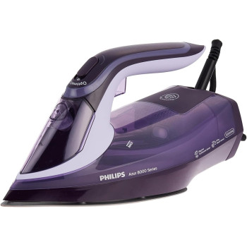 Philips Steam Iron Azur 8000 Series, 3000W, Steamglide Elite Soleplate, No Burns, Auto Shut-Off - DST8021/36