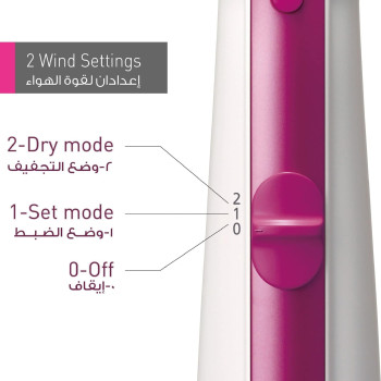 Panasonic EH-KE46 Hair Styler 4-In-1, Ionity Blow Brush