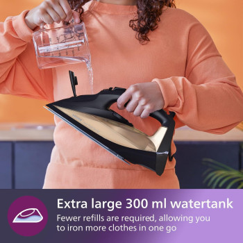 Philips Domestic Appliances Dst7040/80 Steam Iron, Plastic