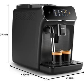 Philips Series 2200 Fully Automatic Espresso Machines, Black Colour, Ep2220/10, Uae Version
