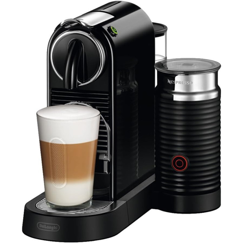De'Longhi Nespresso Citiz En267.Wae Coffee Machine With Milk Frother,Energy-Saving Function, Black