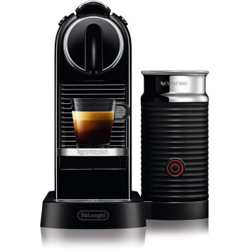De'Longhi Nespresso Citiz En267.Wae Coffee Machine With Milk Frother,Energy-Saving Function, Black