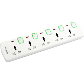 Khind Extension Socket 3 Outlets, Universal Plug Adapter With 2 Usb, Charging Socket (3 Sockets With Usb, 5M Chord) (5 Sockets Without Usb, 3M Cord)