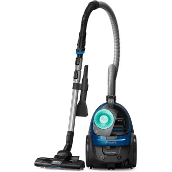 Philips Powercyclone 7 2000W Bagless Powerpro Active Vacuum Cleaner, FC9570/62, Black/Dark Royal Blue - International Version