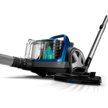 Philips Powercyclone 7 2000W Bagless Powerpro Active Vacuum Cleaner, FC9570/62, Black/Dark Royal Blue - International Version