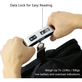 Camry Digital Luggage Scale Up Tp 50 Kg, Silver Colour, El10-31P