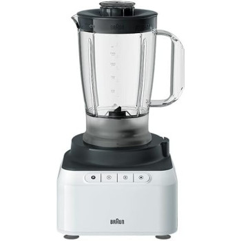 Braun FP 3131, Food Processor White , 800 Watts. Blender 1.2 L, Prep Bowl 2.1 2 Speed Button And Pulse